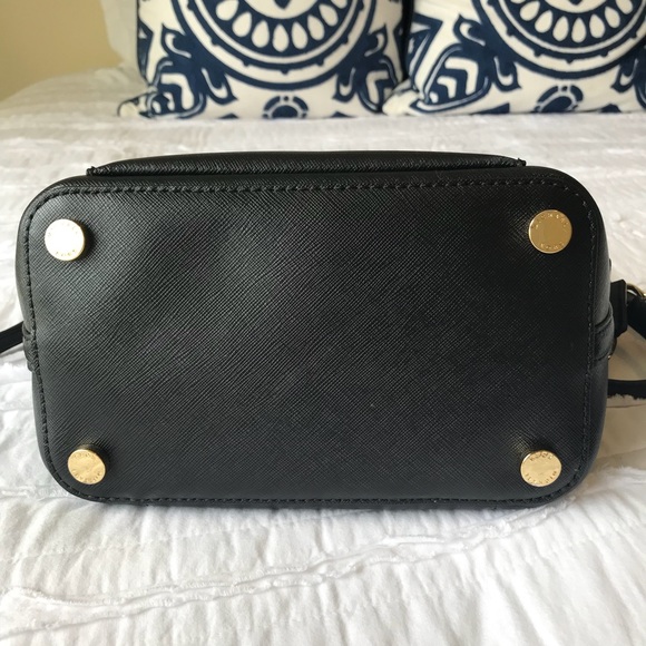 Michael Kors Black Leather Drawstring Handbag - Picture 4 of 4